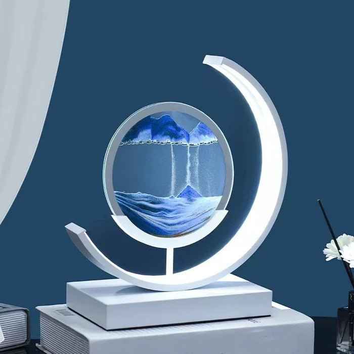 Bello LED Table Lamp | 360° Rotation, Dynamic Sand Art