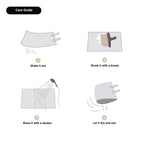 NordicFlow – Luxurious Handmade Bath Mat with Abstract Pattern for Elegant Bathrooms
