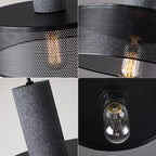 Brix Industrial Pendant Light | Cement & Iron, Adjustable Cable