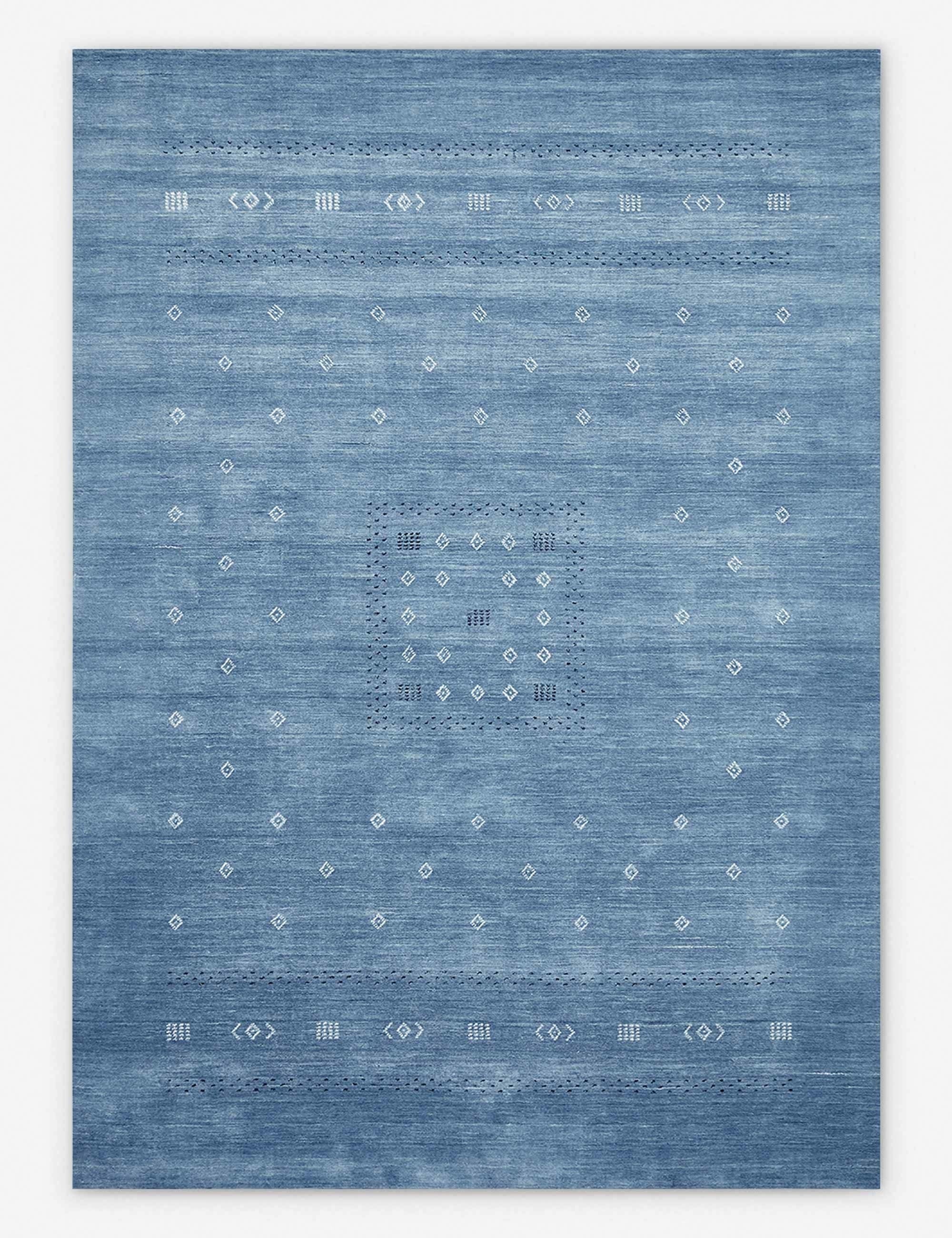 Cyrena Wool Rug | Hand-Loomed, Geometric Design