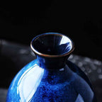 Bento Sake Set | Handgemaakt Keramiek, Indigo Blauw - 5-delig