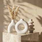 Bela Nordic Ceramic Vases | Set of 3, Minimalist Design