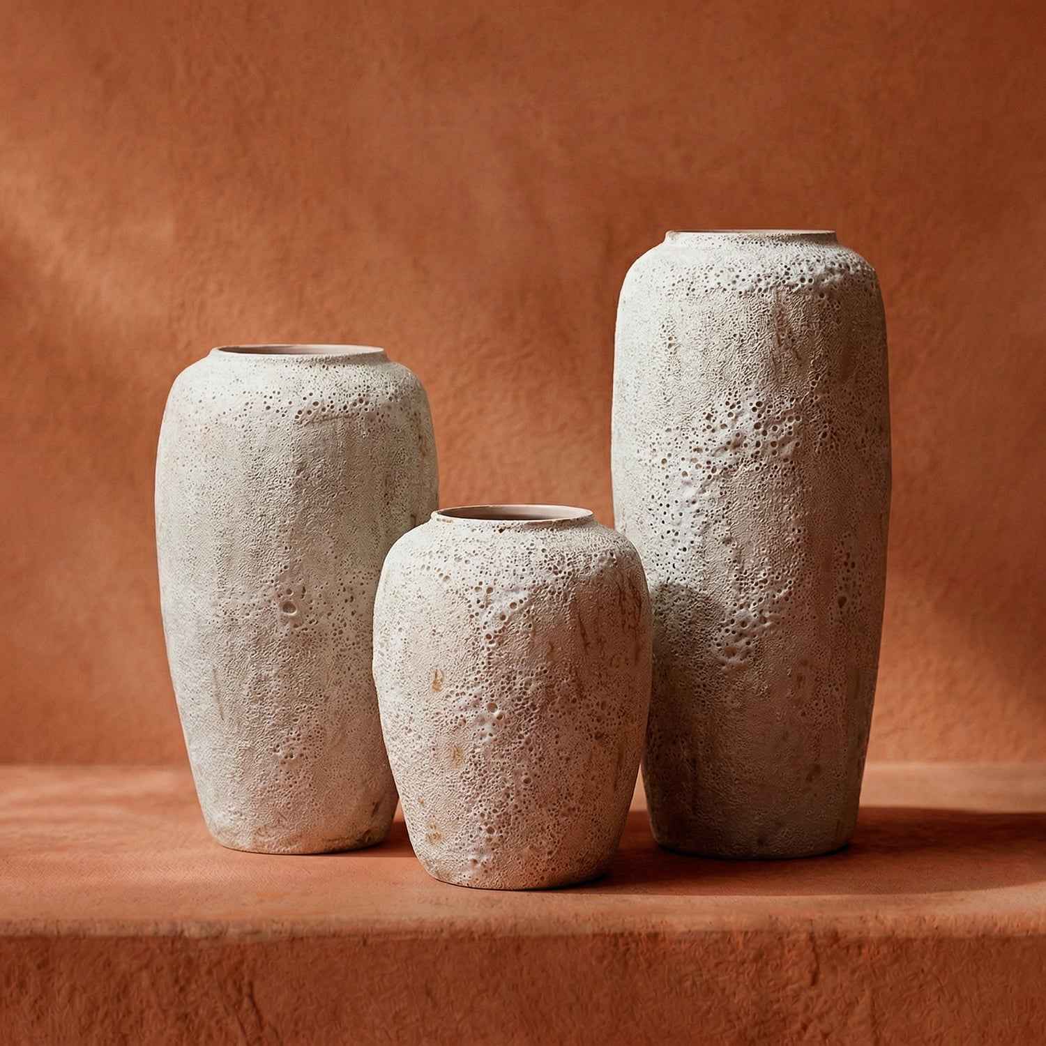 Bela Rustic Ceramic Planter Vases | Handcrafted Nordic Design