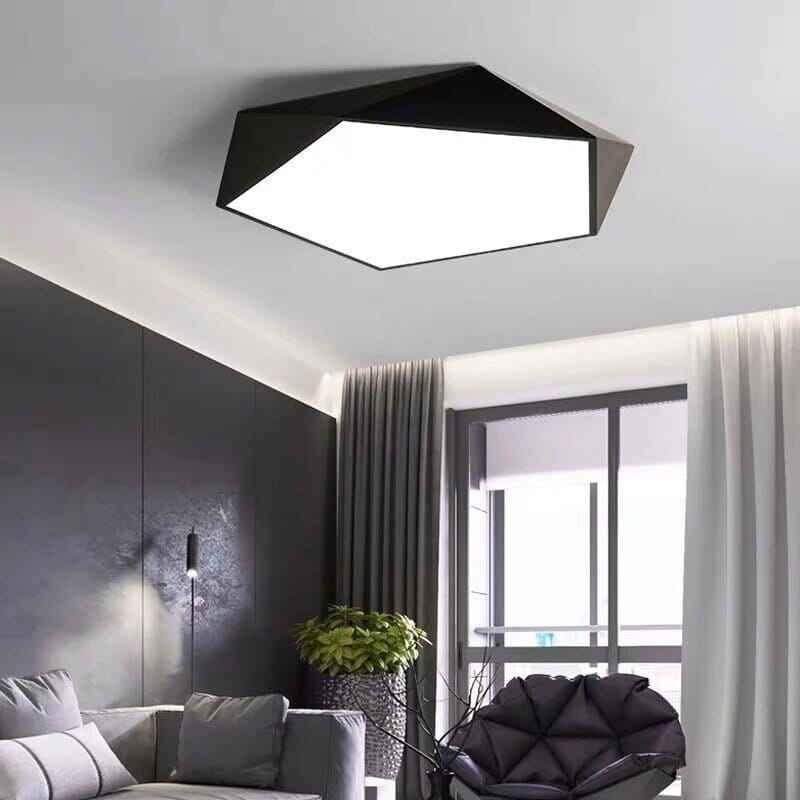 Skydor Ceiling Light | Modern Geometric LED, Dimmable Options