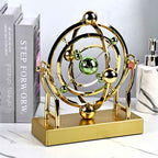 Bello Kinetic Sculpture | Perpetual Motion, Gold Metal Design