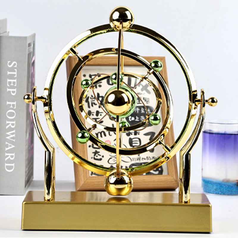 Bello Kinetic Sculpture | Perpetual Motion, Gold Metal Design