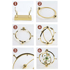 Bello Kinetic Sculpture | Perpetual Motion, Gold Metal Design