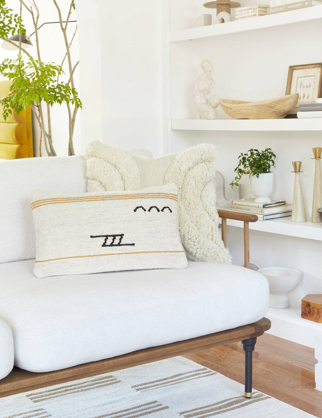 Breezy Stripe Pillow | Vintage-Inspired, Earthy Tones