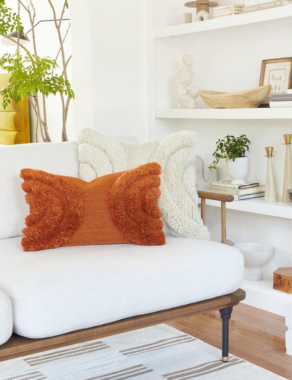 Aero Arches Pillow | High-Low Texture, Minimalist Design