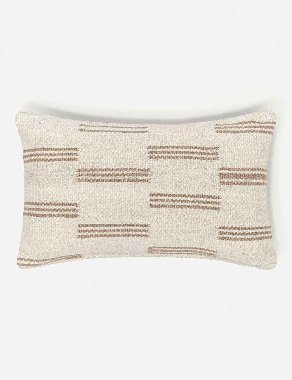 Bela Stripe Break Pillow | Minimalist Design, Subtle Color Palette