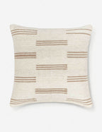 Bela Stripe Break Pillow | Minimalist Design, Subtle Color Palette