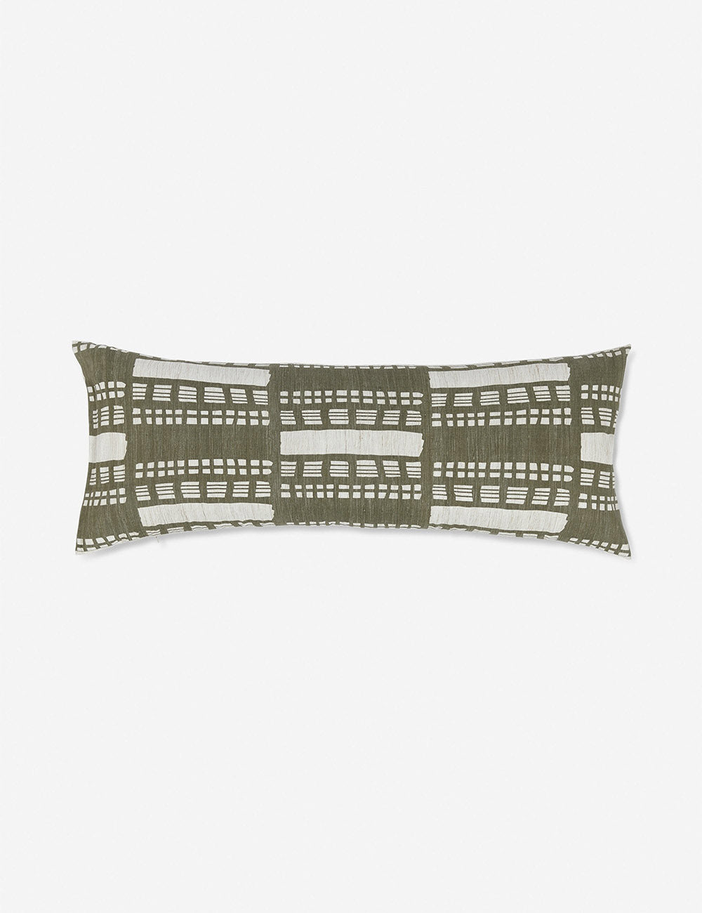 Basil Stonewalk Pillow | Rich Green Mosaic Design