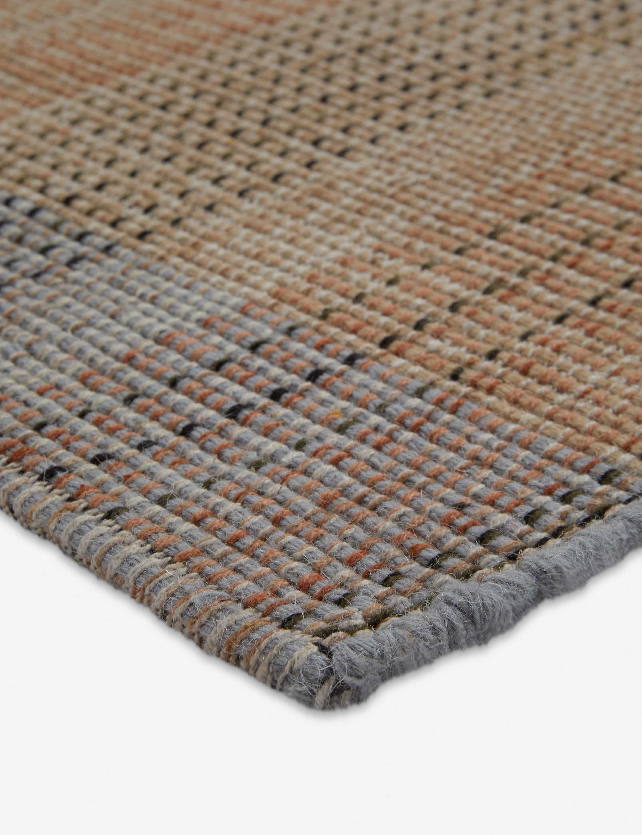 Sora Handwoven Rug | Wool-Blend, Geometric Motif