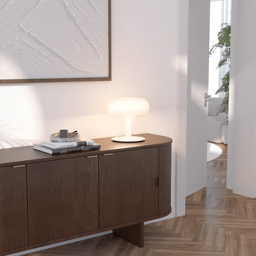 Lumo LED Table Lamp | Dimmable Touch, Retro Mushroom Design