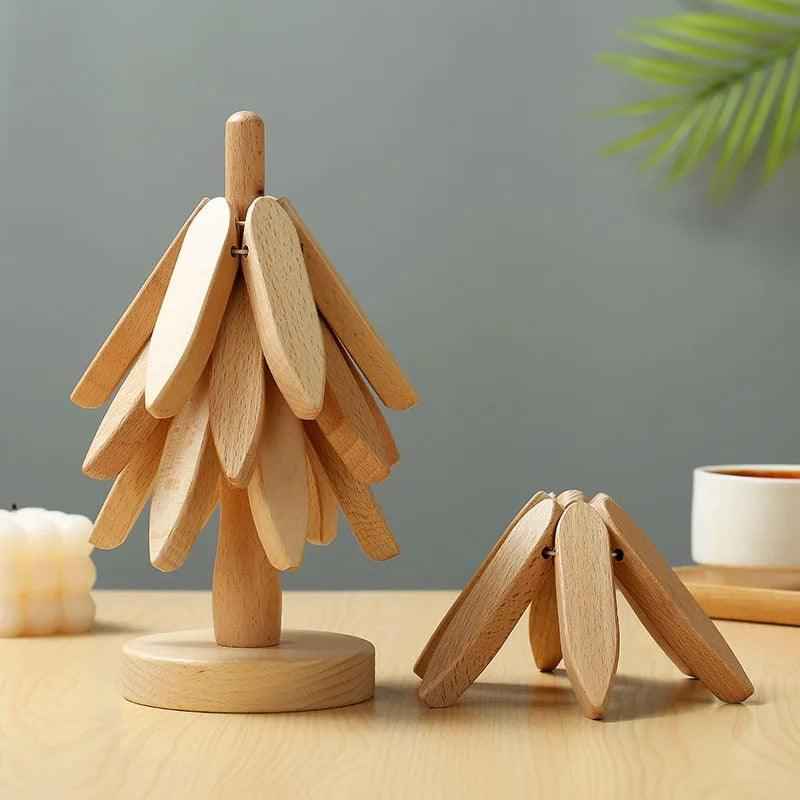Bela Houten Onderzetters | Uniek Boomdesign, Natuurlijk Hout