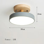 Brio Wooden Ceiling Light | Scandinavian Design, Soft LED Illumination