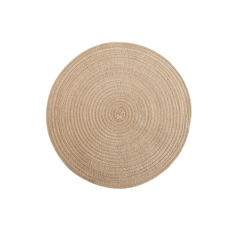 Polyester Table Placemats Set Washable Reusable Dining Mats Multi Purpose