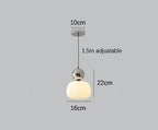 Bela Pumpkin Pendant Light | Modern LED, Adjustable Height
