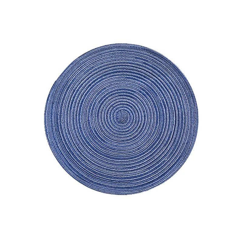 Polyester Table Placemats Set Washable Reusable Dining Mats Multi Purpose