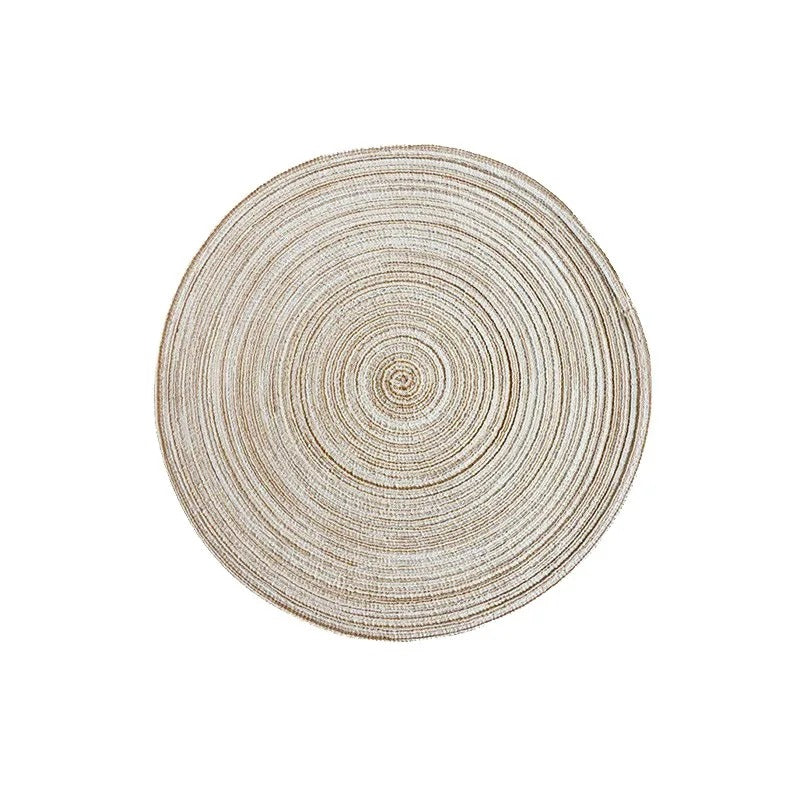 Polyester Table Placemats Set Washable Reusable Dining Mats Multi Purpose