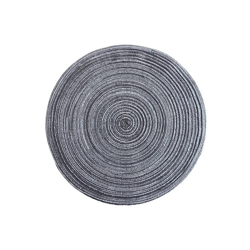 Polyester Table Placemats Set Washable Reusable Dining Mats Multi Purpose