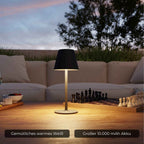 Vela Battery Table Lamp | Warm White Light, Outdoor Use