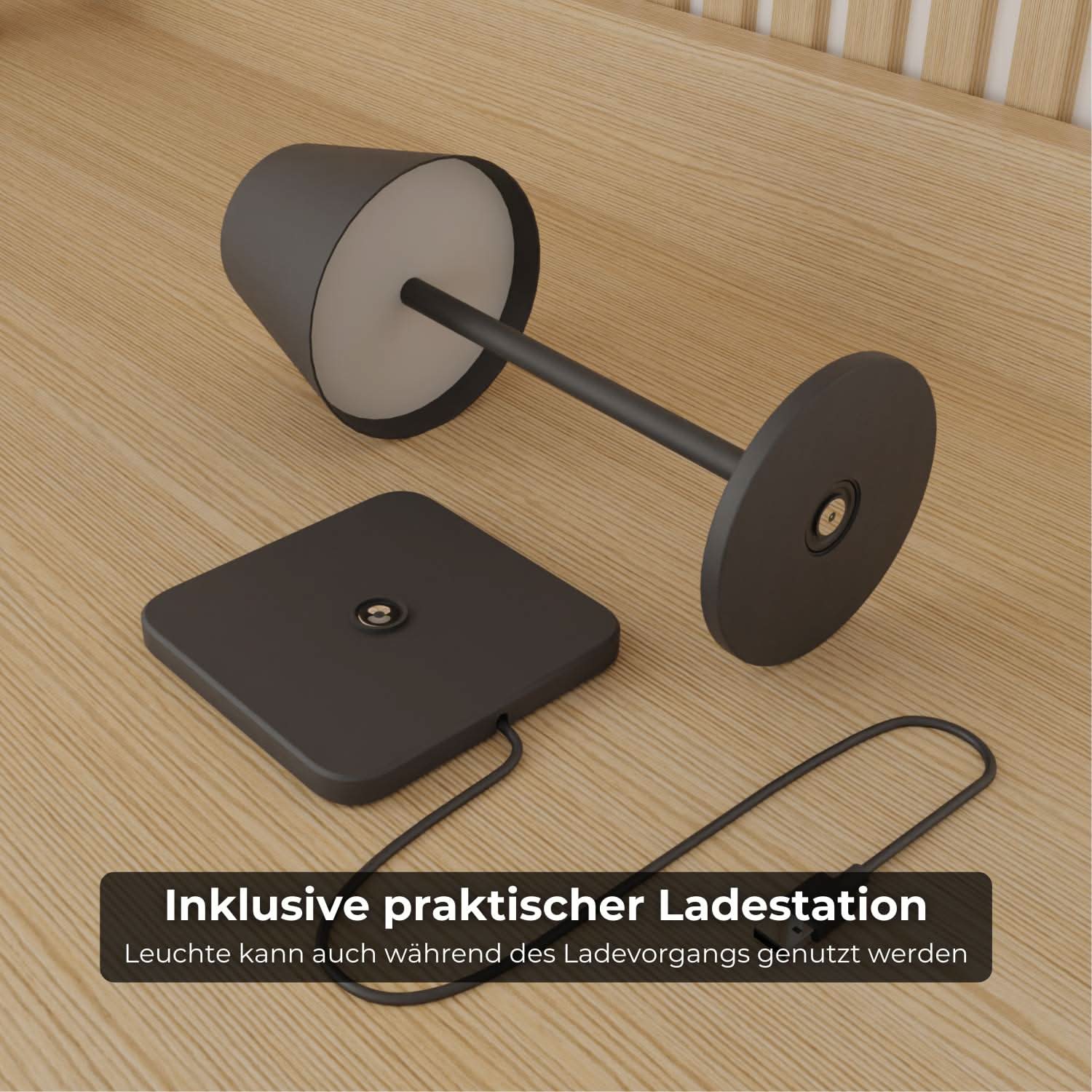 Brio Battery Table Lamp | Dimmable LED, Outdoor IP54