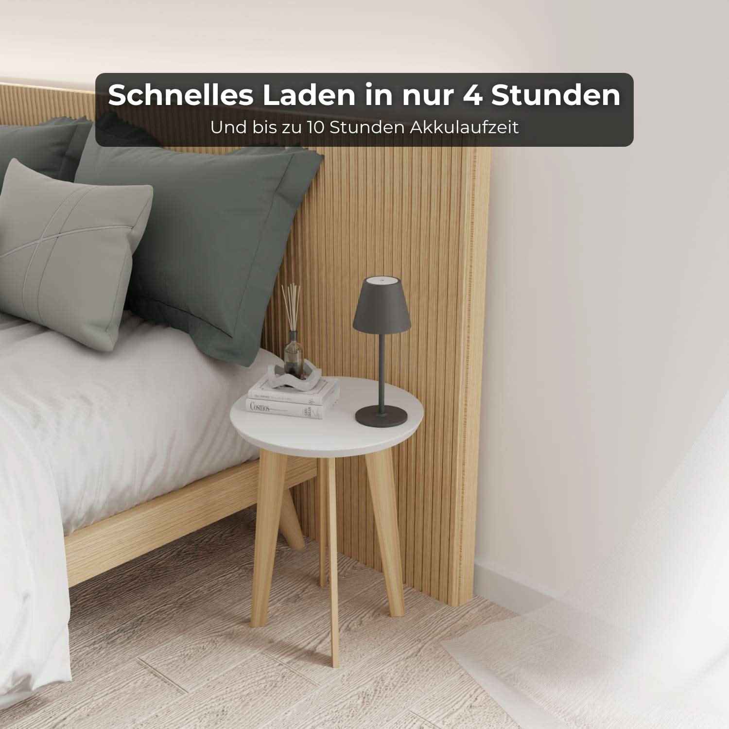 Brio Battery Table Lamp | Dimmable LED, Outdoor IP54