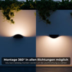 Vela Wall Light | 2700K Warm Glow, IP54 Rated