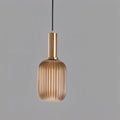 Bello Hanglamp | Geribbeld Glas, Messing E27