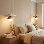 Kudaro – Travertine Wooden Japandi Pendant Lamp