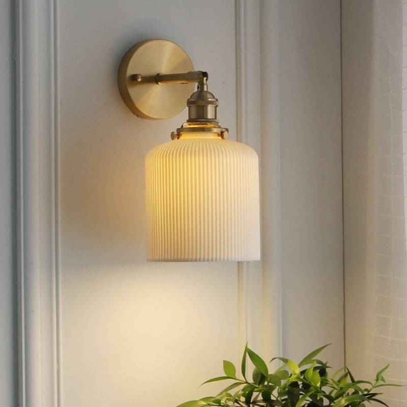 Bello Wandlamp | Handgemaakt Keramiek, Messing Fitting
