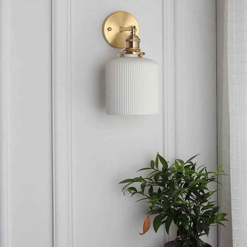 Bello Wandlamp | Handgemaakt Keramiek, Messing Fitting