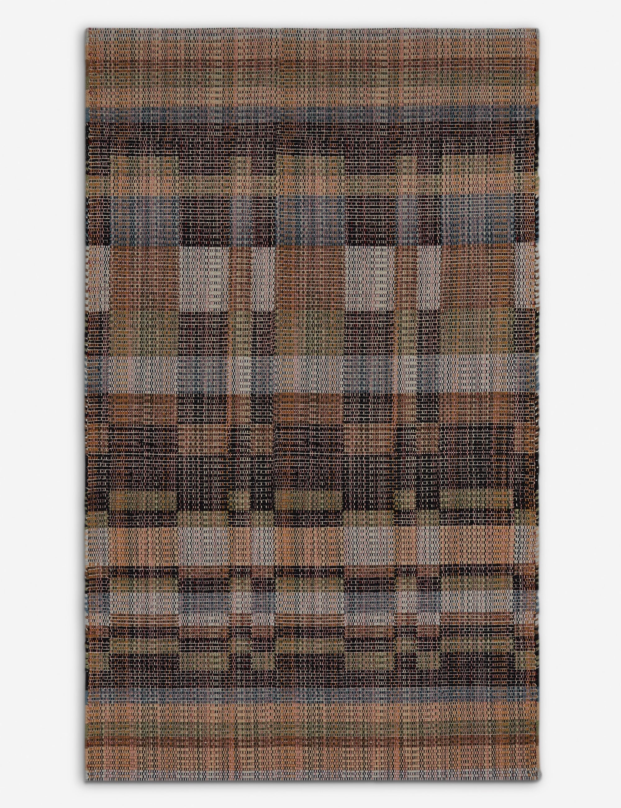 Sora Handwoven Rug | Wool-Blend, Geometric Motif