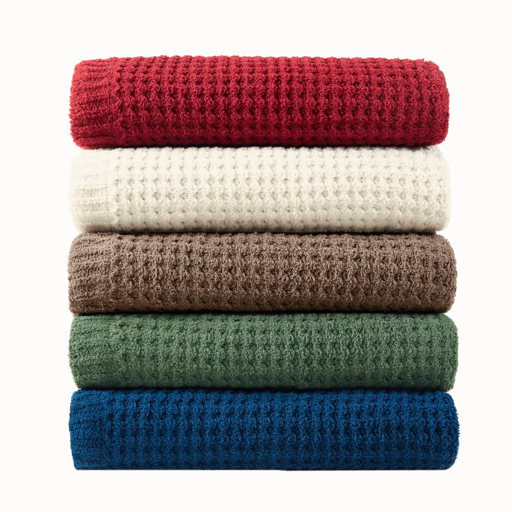 Zafiro CloudWaffle chenille plaid