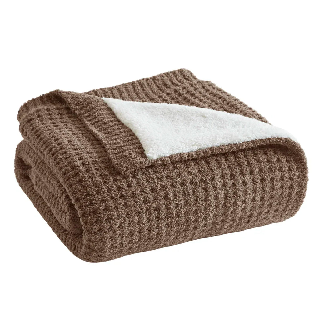 Zafiro CloudWaffle chenille plaid