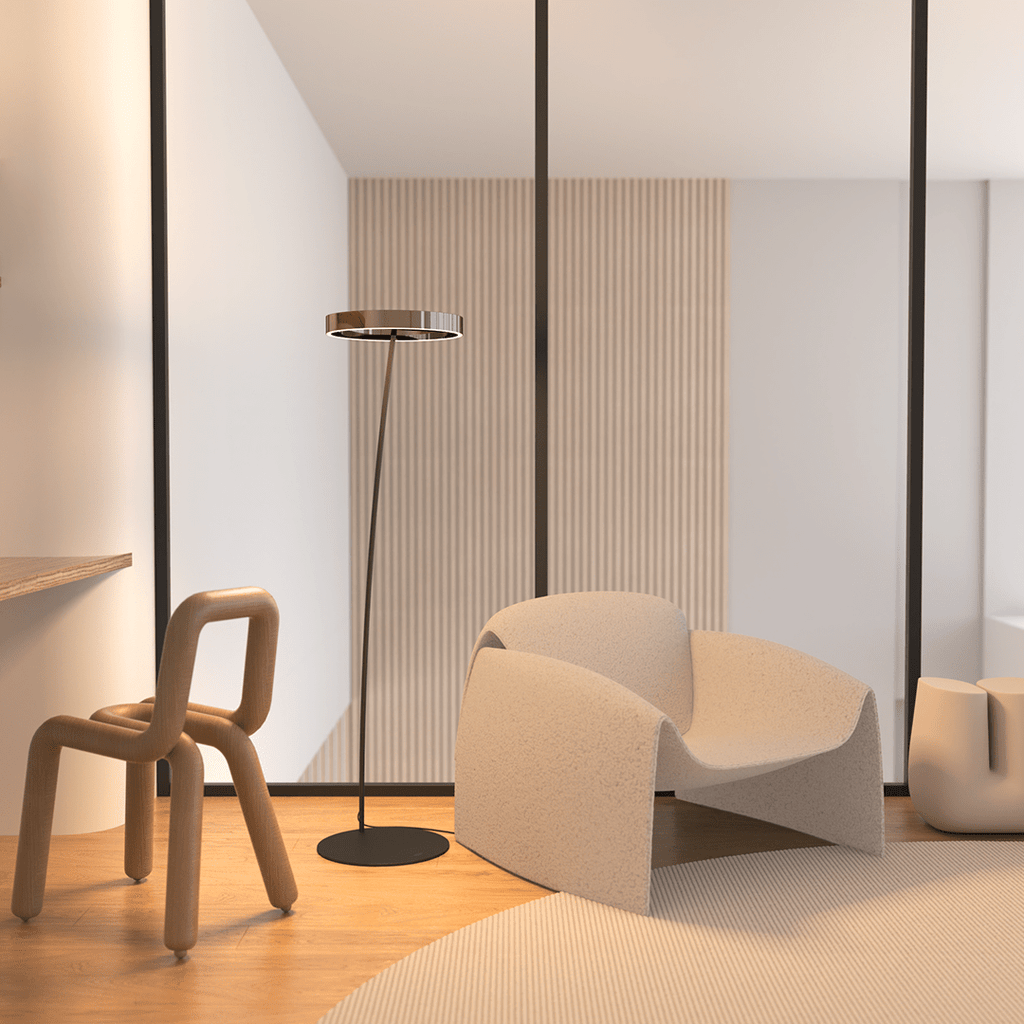 Sola LED Floor Lamp | Stepless Dimming, Adjustable Colour Temperature