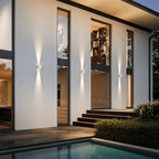 Xeno LED Wall Light | Adjustable Flaps, Warm White Light