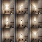 Xeno LED Wall Light | Adjustable Flaps, Warm White Light